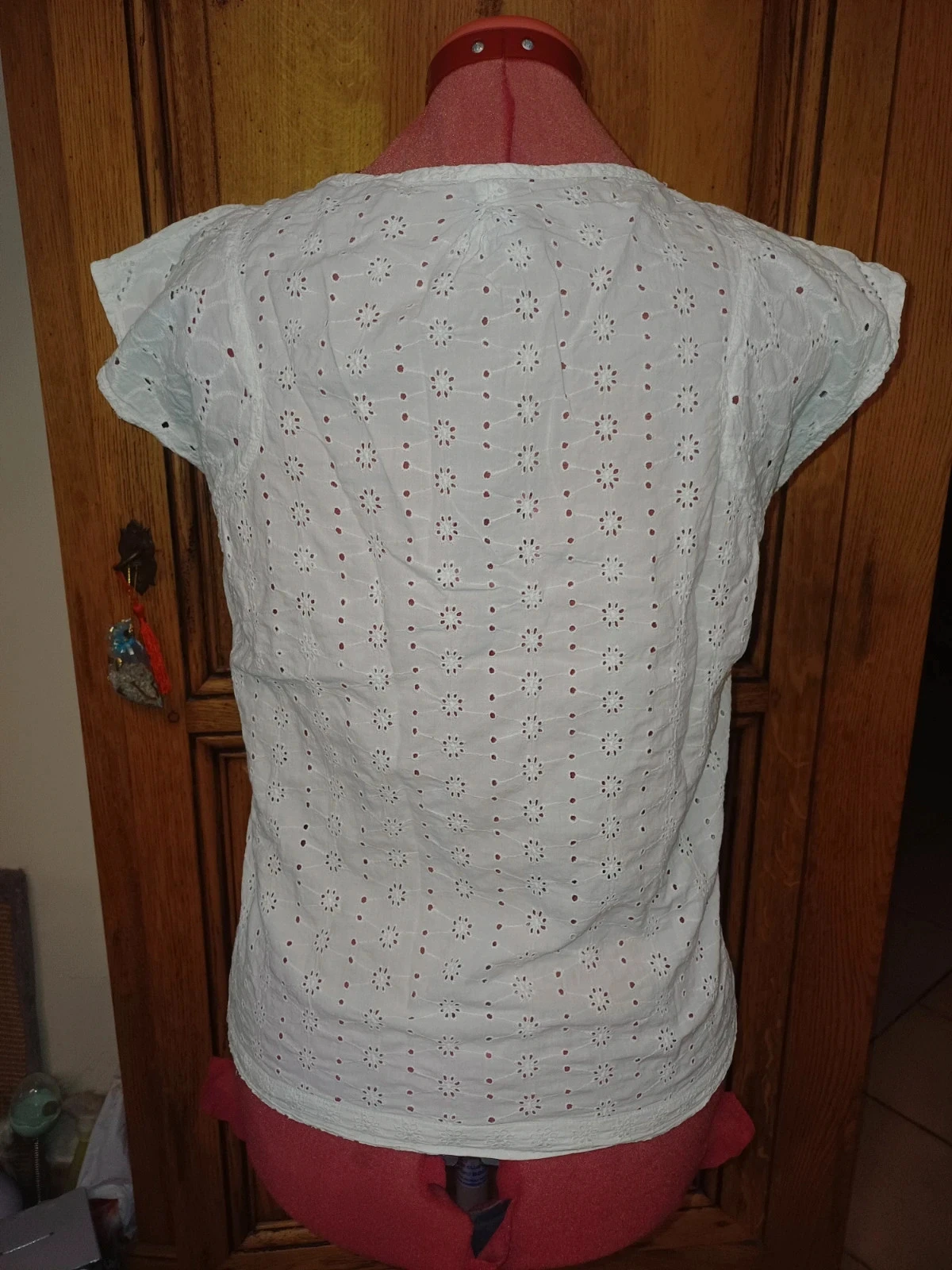 Witte blouse van katoen merk Naf Naf maat 36 – photo 5